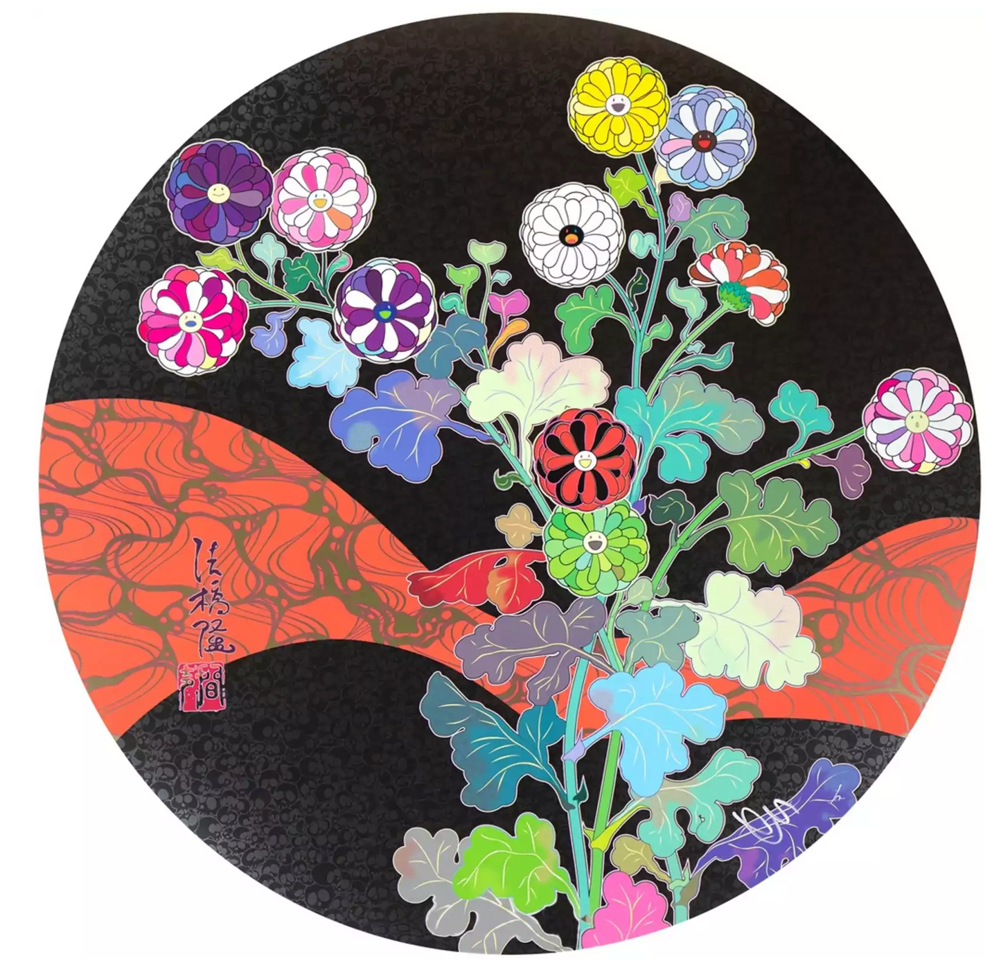 Takashi Murakami 村上隆版畫 Art Prints: A Red River is Visible
