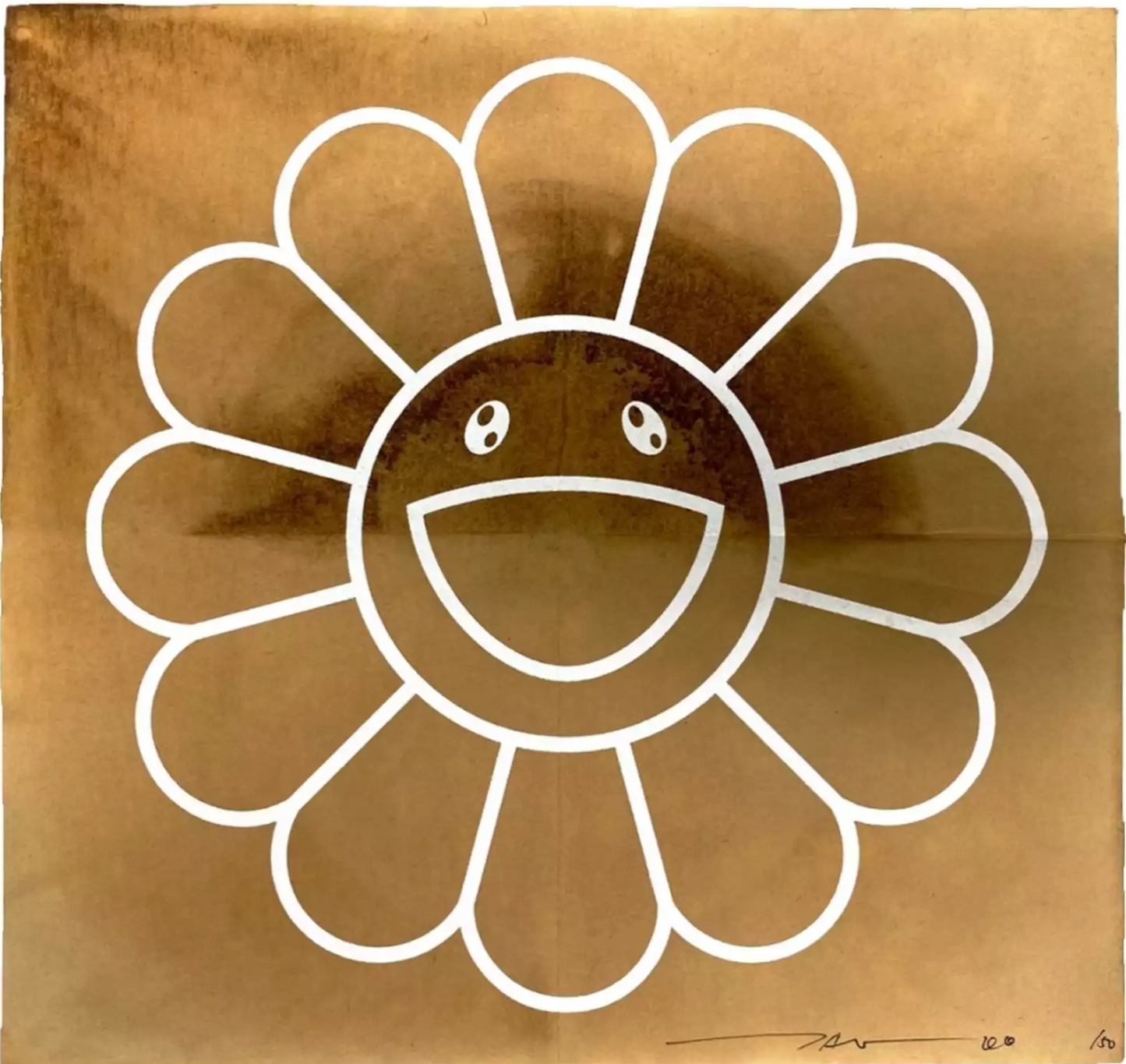 Takashi Murakami 村上隆 Art Prints: Coffee blues afternoon white