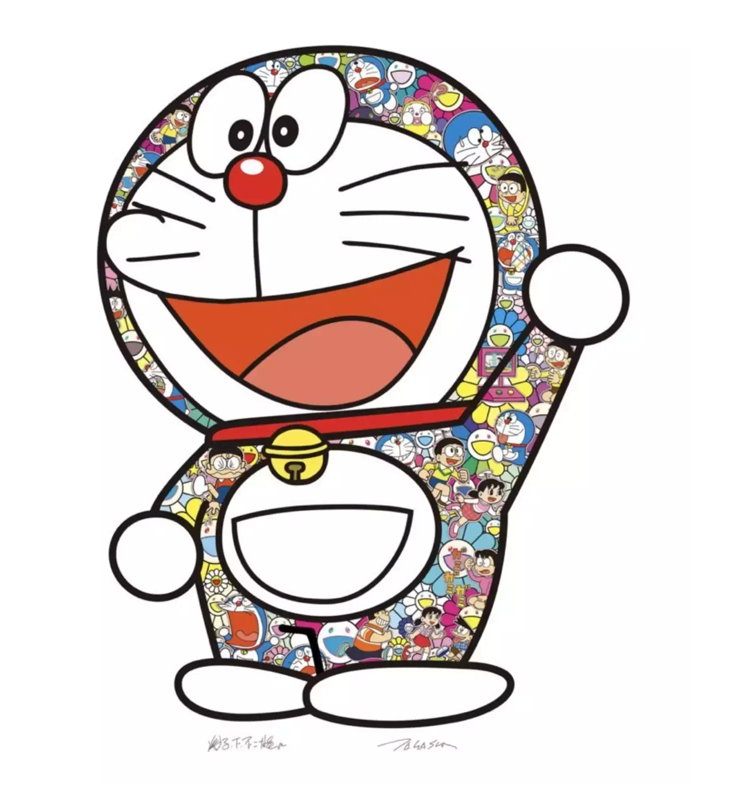 Takashi Murakami 村上隆Art Prints: Doraemon Here We Go! ED300