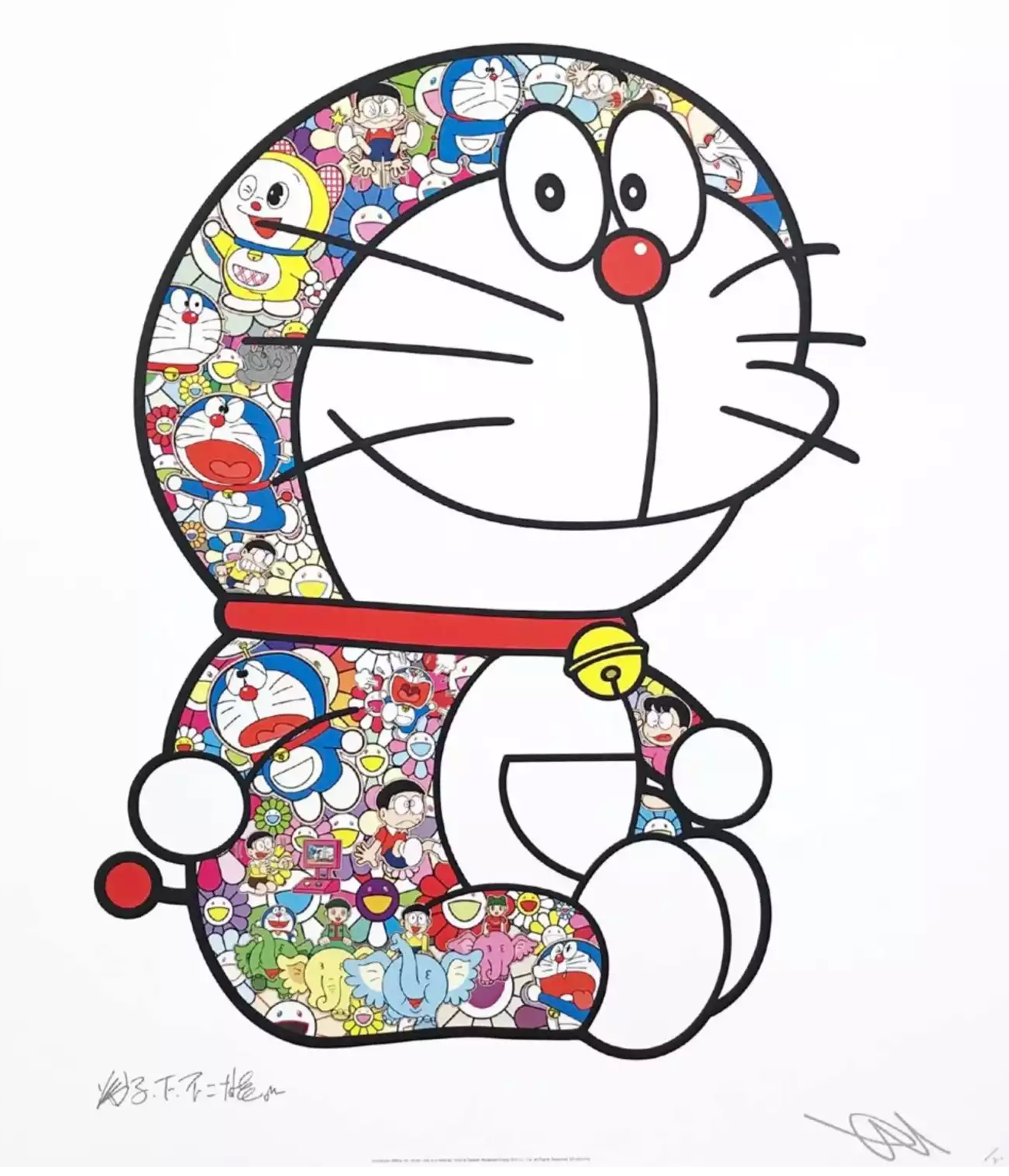 Takashi Murakami 村上隆Art Prints: Doraemon Sitting Up Every Day Is a Fe –  Artrust