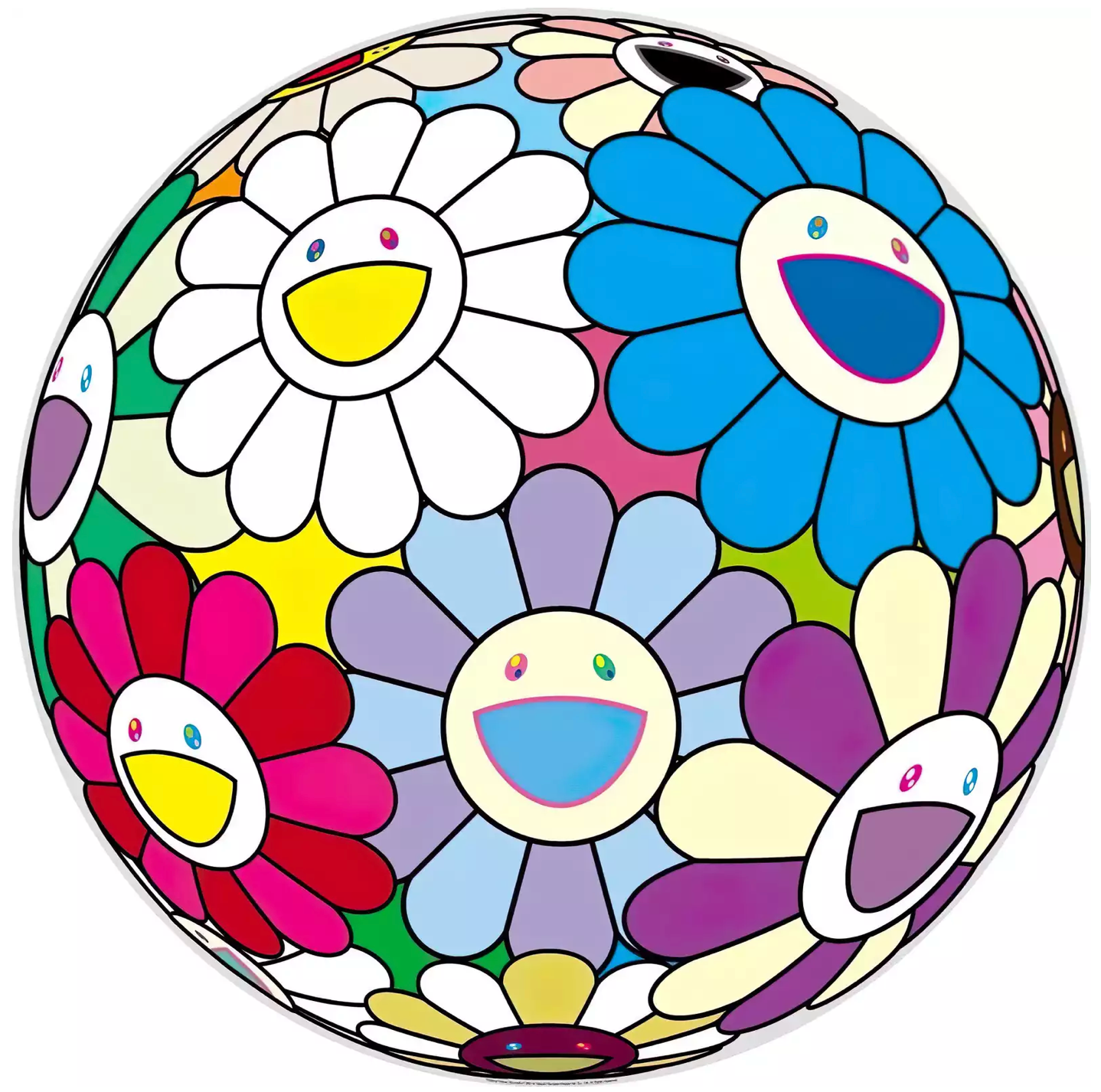 Takashi Murakami Art Print: Festival Flower Decoration