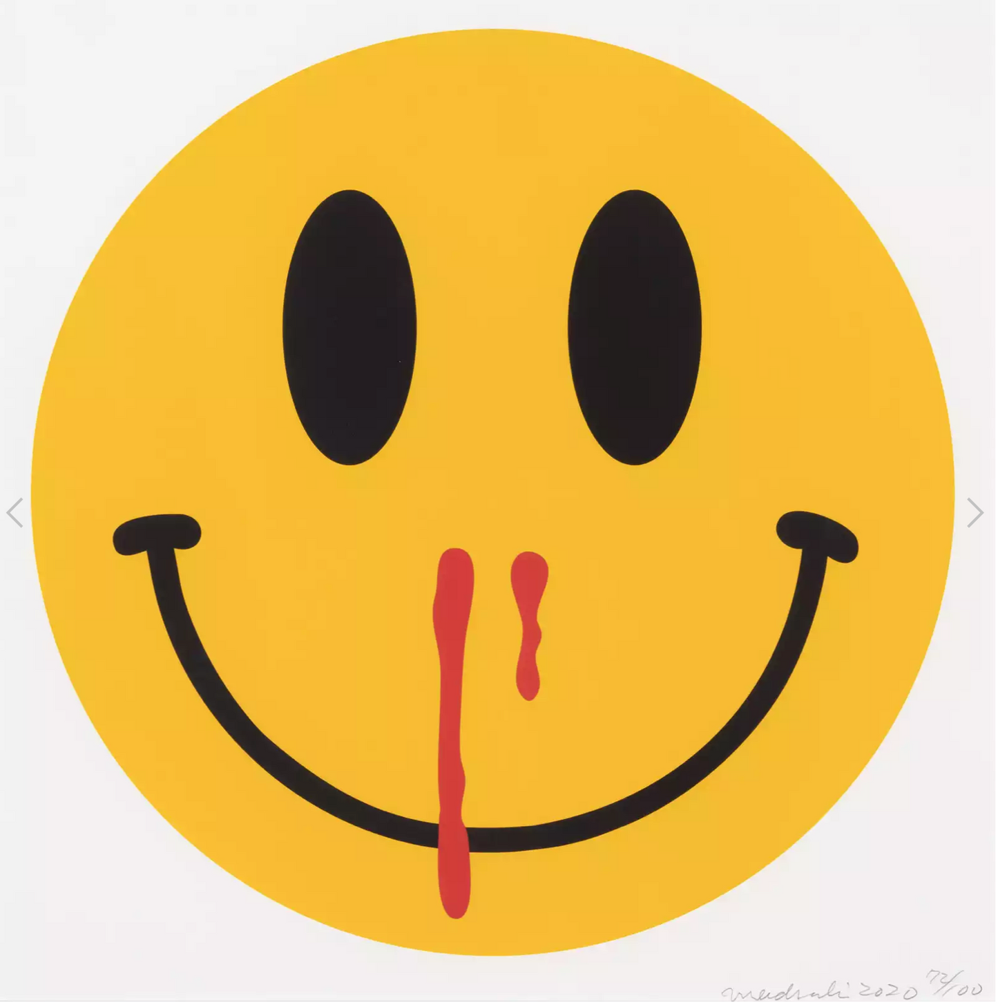 MADSAKI Art Prints: HAPPINESS OVERDOSE YELLOW_P