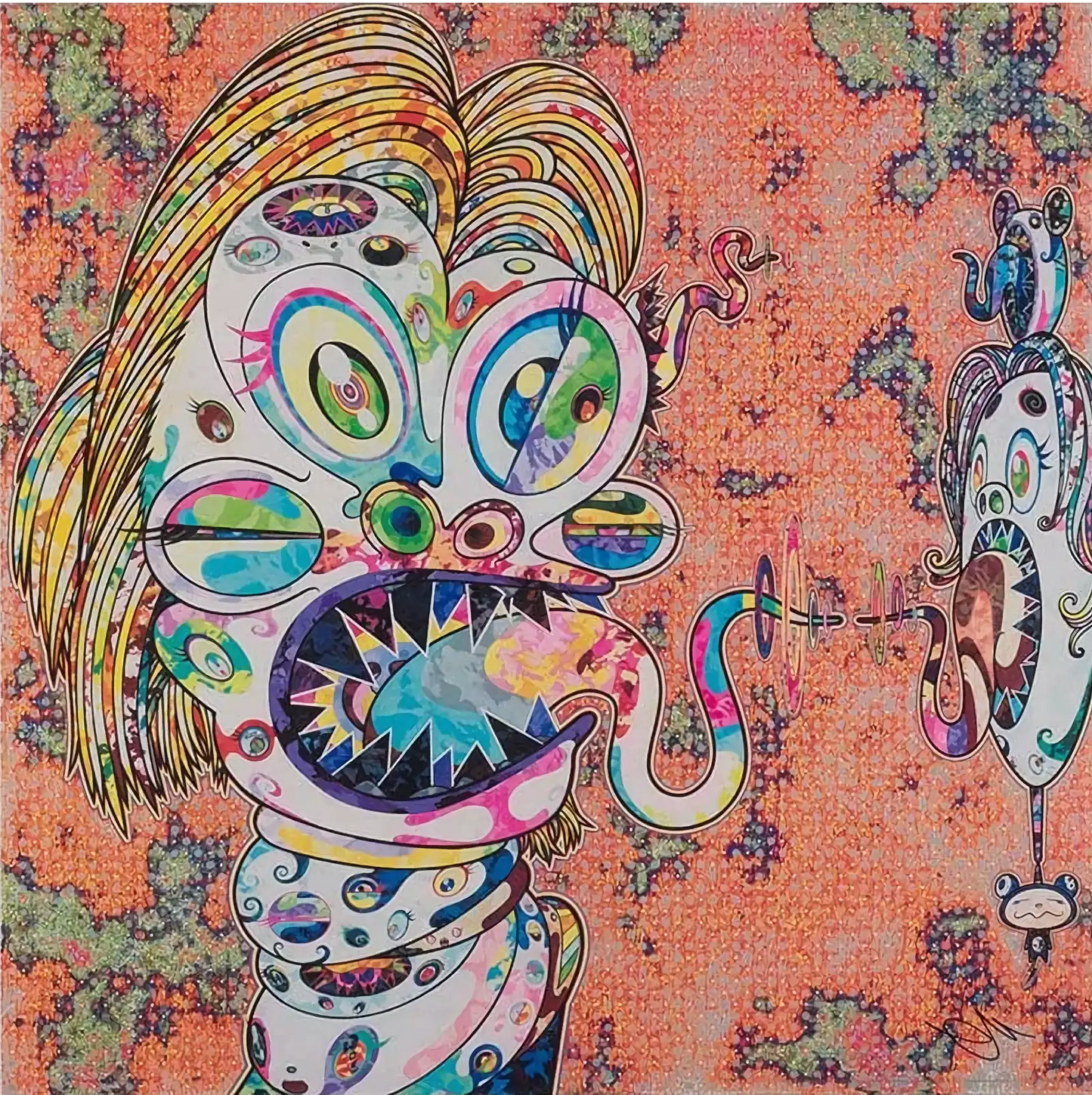 Takashi Murakami 村上隆版畫 Art Prints: Homage to Francis Bacon Study for Head of Isabel