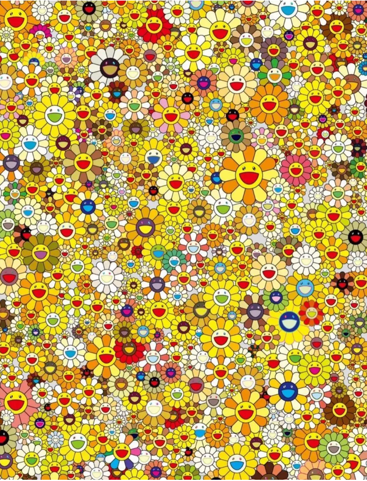 Takashi Murakami 村上隆 Art Prints: An Homage to IKB, 1957 E IKB, 1957 F Monopink, 1960 E set (3 prints)