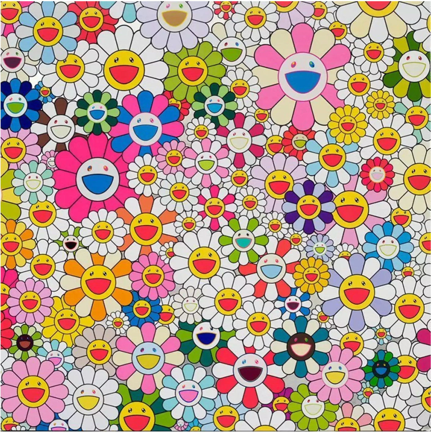 Takashi Murakami Art Print: Maiden in the Yellow Straw Hat