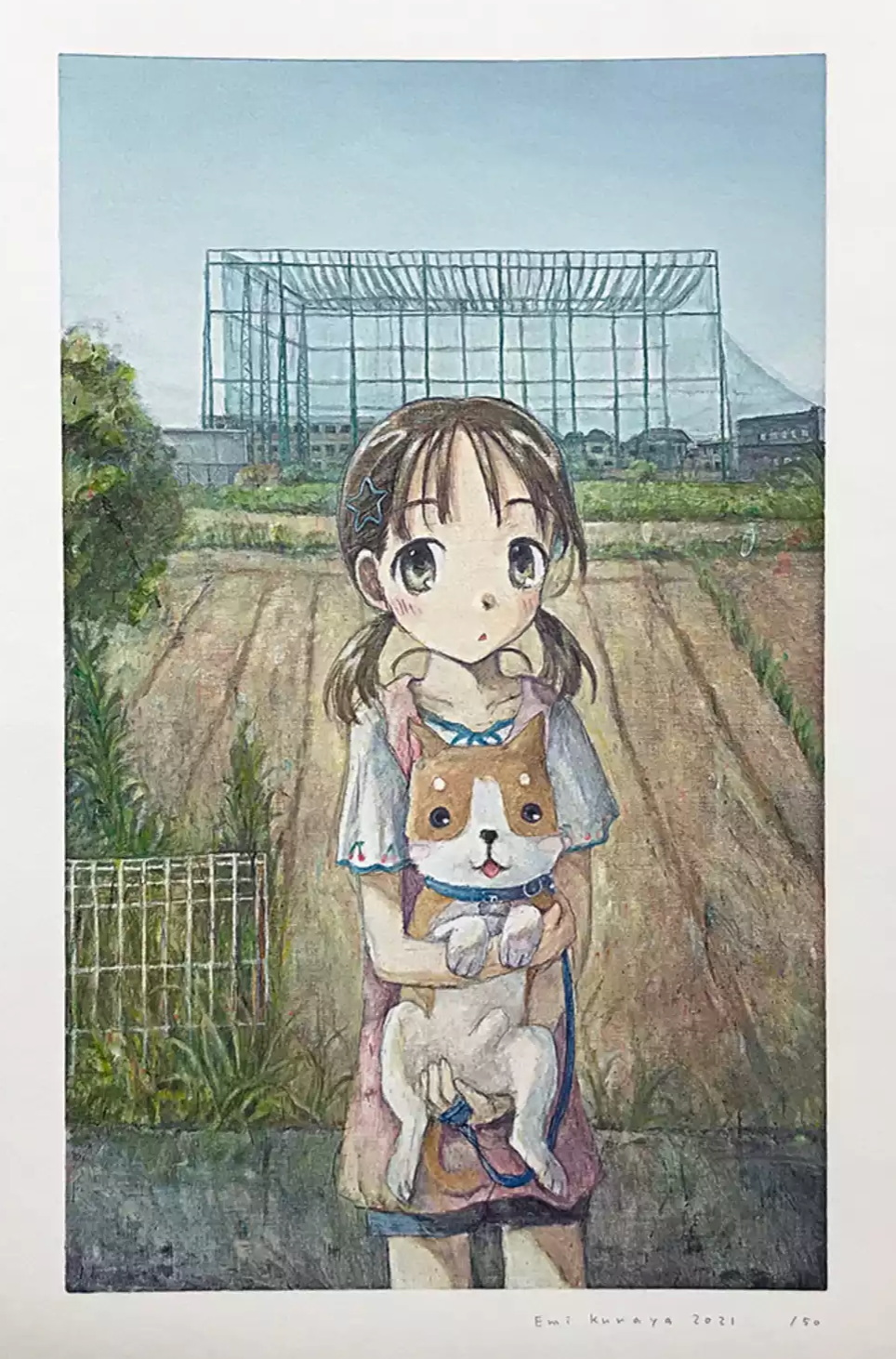 EMI KURAYA Art Prints: Pigtails