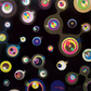 Takashi Murakami Art Prints: 5 set Jellyfish Eyes Black 1 2 3 5