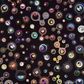 Takashi Murakami Art Prints: 5 set Jellyfish Eyes Black 1 2 3 5