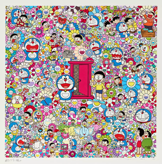 Takashi Murakami 村上隆 Art Prints: A Sketch of Anywhere Door and an Excellent Day