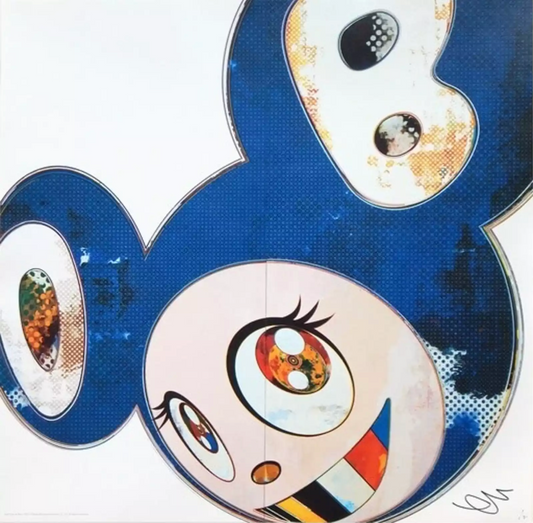 Takashi Murakami 村上隆 Art Prints: And Then 3000 Blue