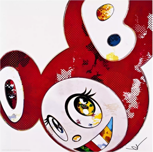 Takashi Murakami Art Prints: And Then x 727 (Vermillion:SHU)