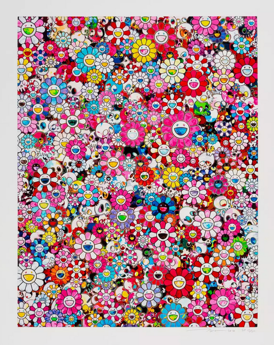 Takashi Murakami Art Print: Dazzling Circus Embrace Peace and Darkness  within Thy Heart ED 100