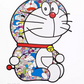 Takashi Murakami 村上隆 Art Prints: Doraemon Sitting Up Yoo-hoo, Nobita