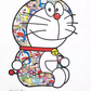Takashi Murakami 村上隆 Art Prints: Doraemon Sitting Up Every Day Is a Festival