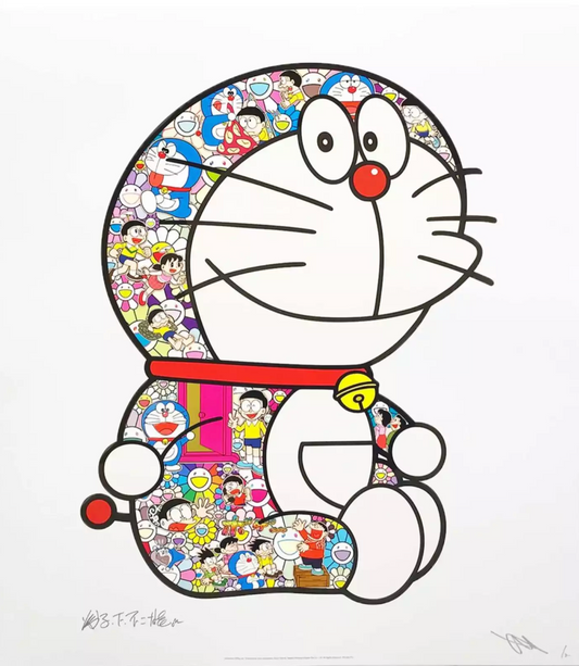 Takashi Murakami 村上隆 Art Prints: Sitting Up Everywhere Door Dokodemo Door