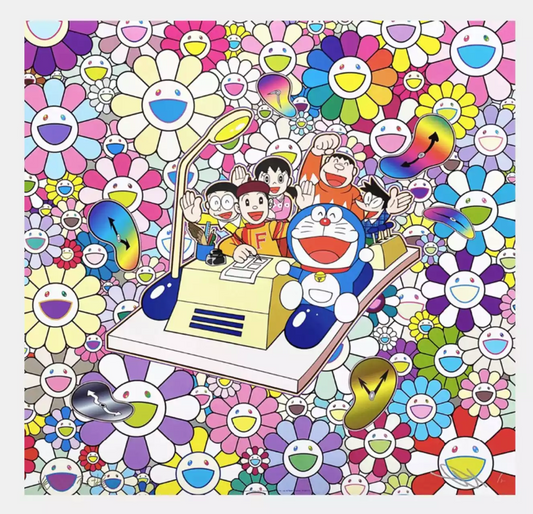 Takashi Murakami 村上隆 Art Prints: doraemo Let’s Go on the Time Machine