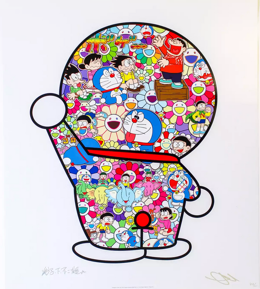 Takashi Murakami Art Prints: Doraemon's Daily Life ED1000