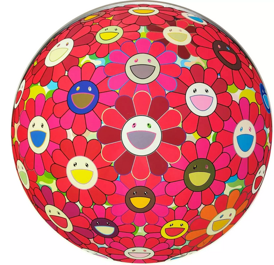 Takashi Murakami 村上隆版畫 Art Prints: Flower ball 3-D Red Cliff