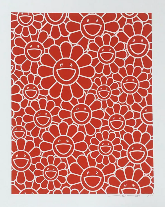 Takashi Murakami Art Prints: Flower Red (working title)