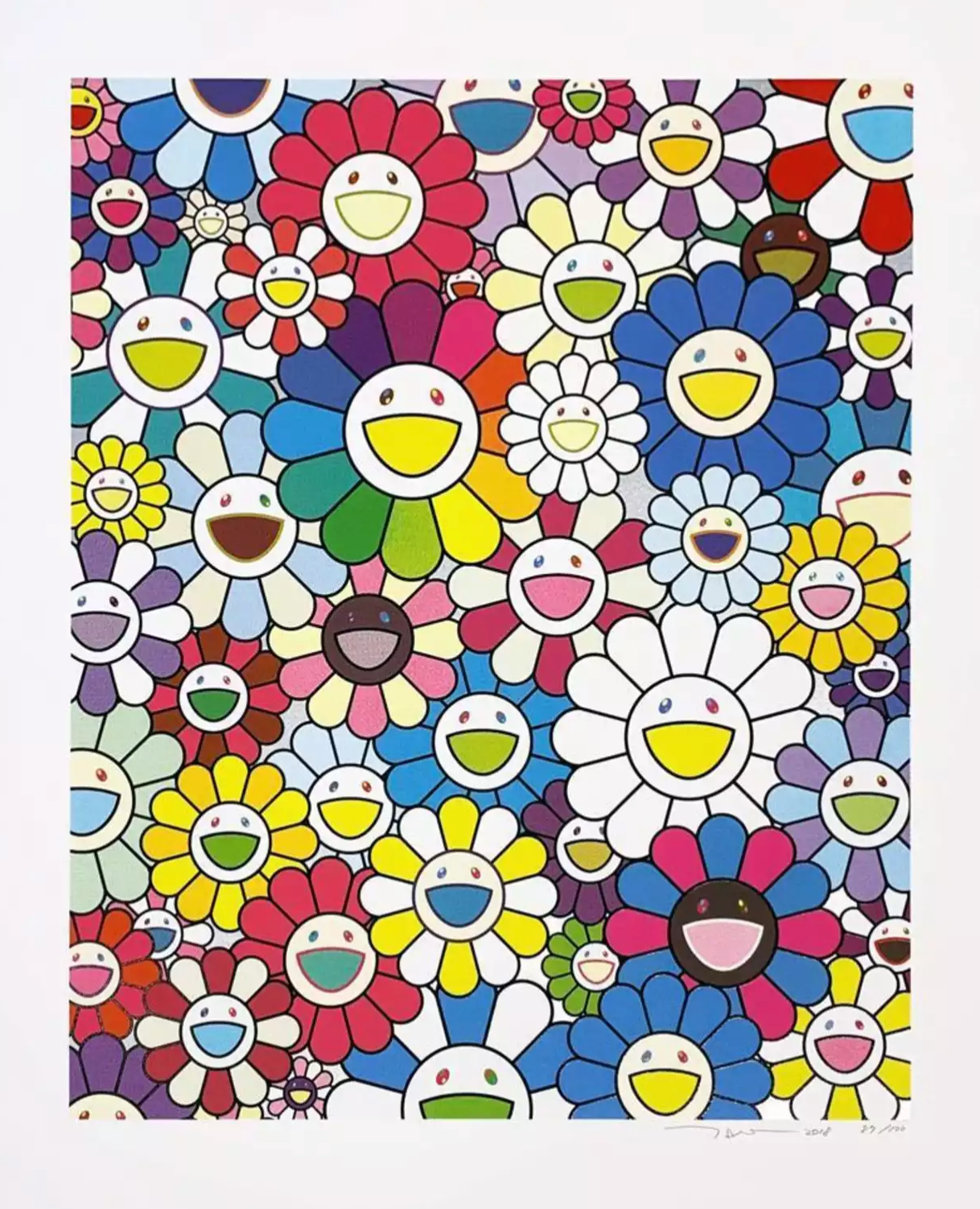 Takashi Murakami Art Print: Flowers on the Island Closest to Heaven ED100