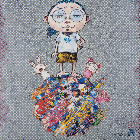 Takashi Murakami Art Print: KaiKai KiKi and Me