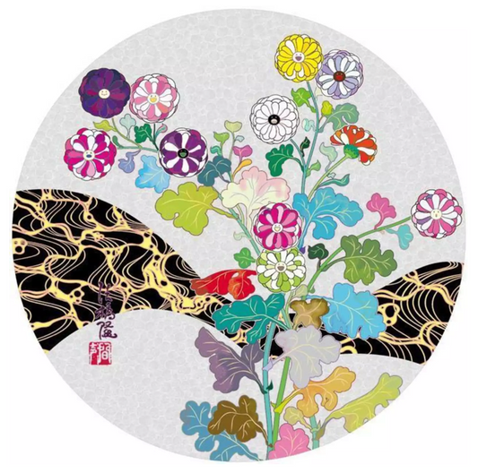 Takashi Murakami Art Print: Korin: Flowers