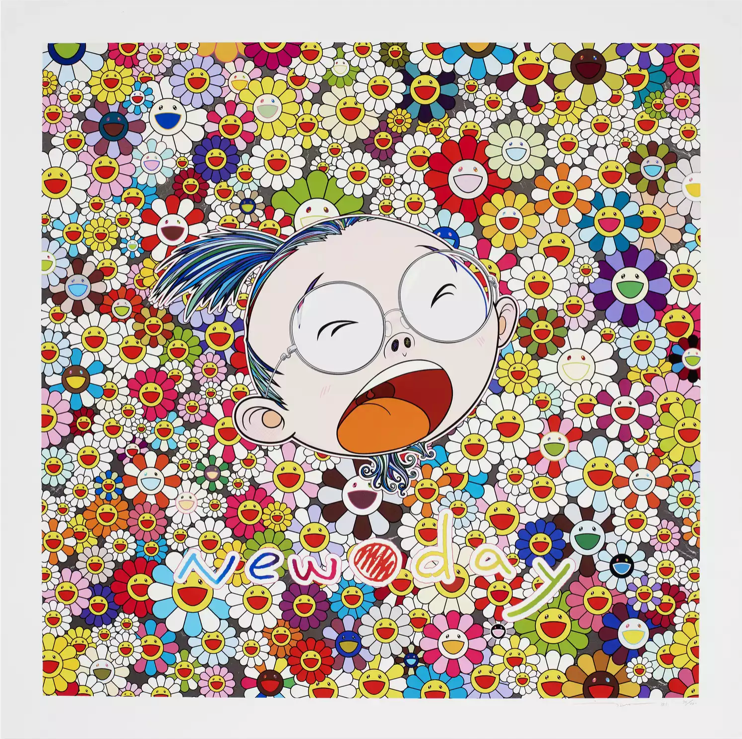 Takashi Murakami 村上隆Art Prints: New Day: Self-Portrait ED100