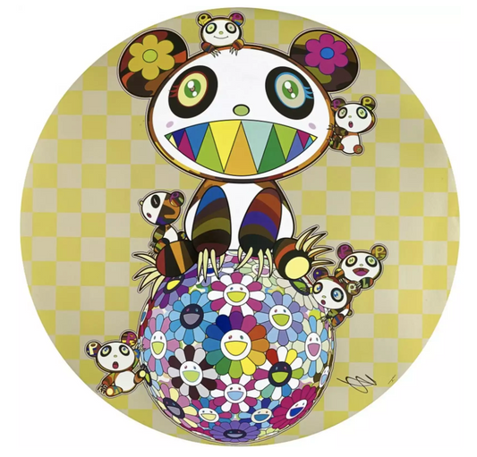 Takashi Murakami 村上隆 Art Prints: Panda panda cubs panda panda cubs family