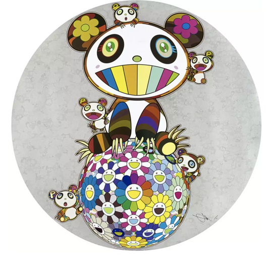 Takashi Murakami 村上隆 Art Prints: Panda panda cubs panda panda cubs family