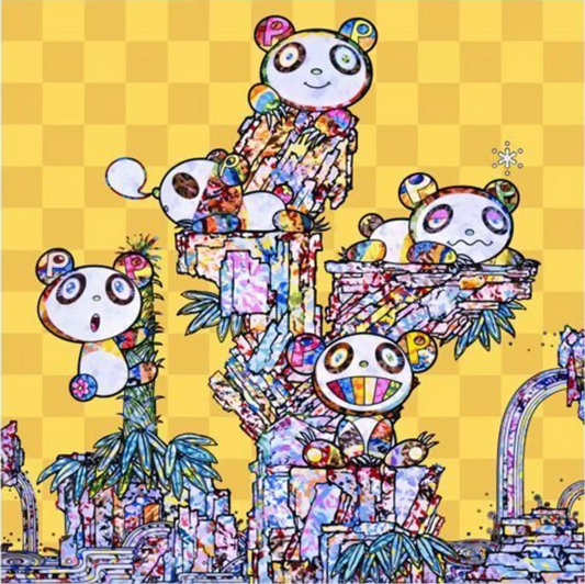 Takashi Murakami 村上隆 Art Prints: Pandas panda Cubs Pands