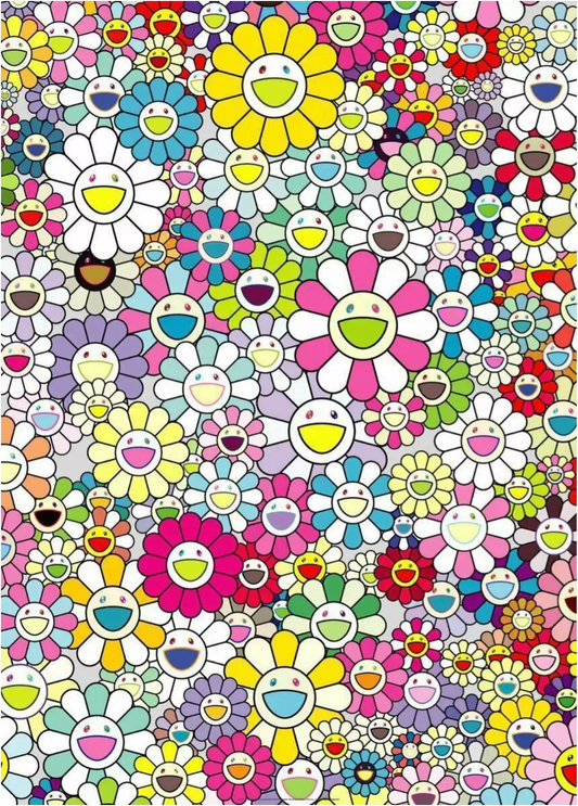 Takashi Murakami Art Prints: Shangri-La Multicolor