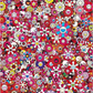 Takashi Murakami Art Print: Skulls & Flowers Red