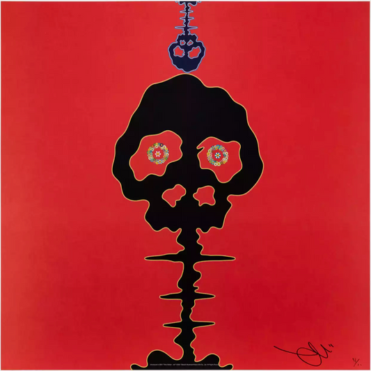 Takashi Murakami Art Prints: Time Bokan RED